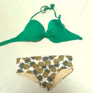 Kelly Emerald Green Swim Top D DD